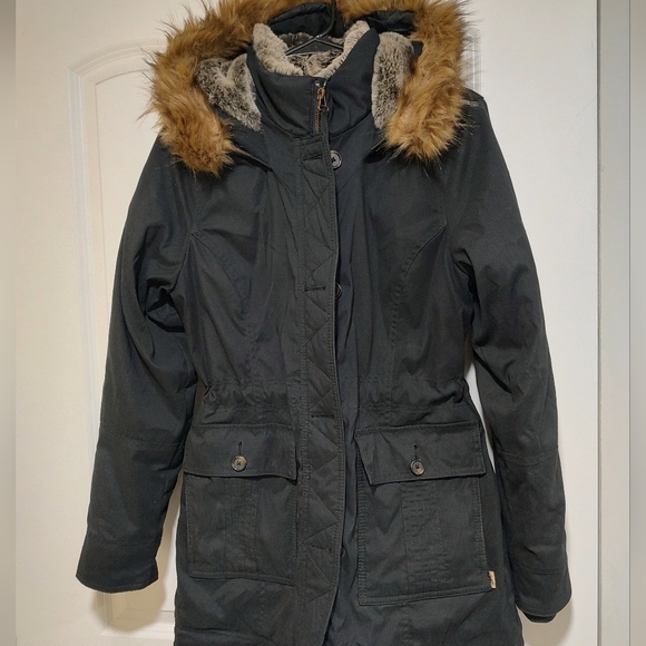 Teddy-Lined Black Parka - Picture 3 of 12
